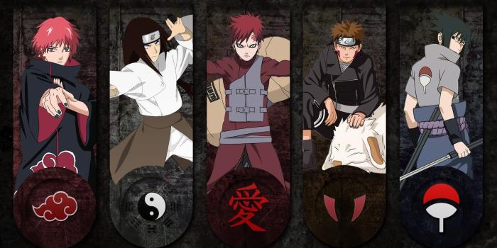 1920x1080 Naruto characters wallpaper, Kiba, sword, logo, game, Sasuke