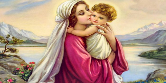 1920x1080 Beautiful Mother Mary And Baby Jesus Hd Wallpaper 1920×1080
