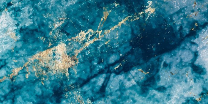 1400x2100 Blue and gold marble textured background vector | free image by