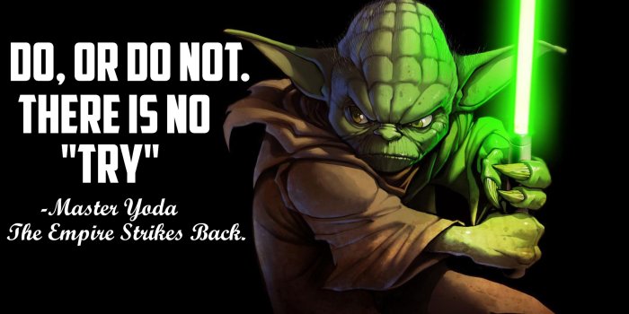 2560x1440 Master Yoda Quote - 4K Ultra HD Desktop Background Wallpaper for