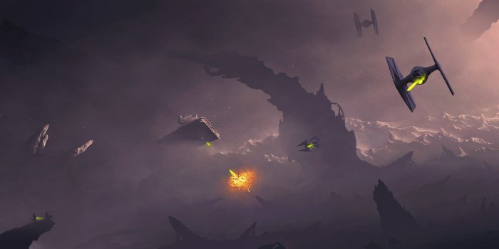 3664x1455 Tie Fighter Wallpaper ·① WallpaperTag