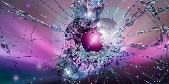 1280x960 Cracked Phone Screen Wallpaper - Broken Computer Screen Apple