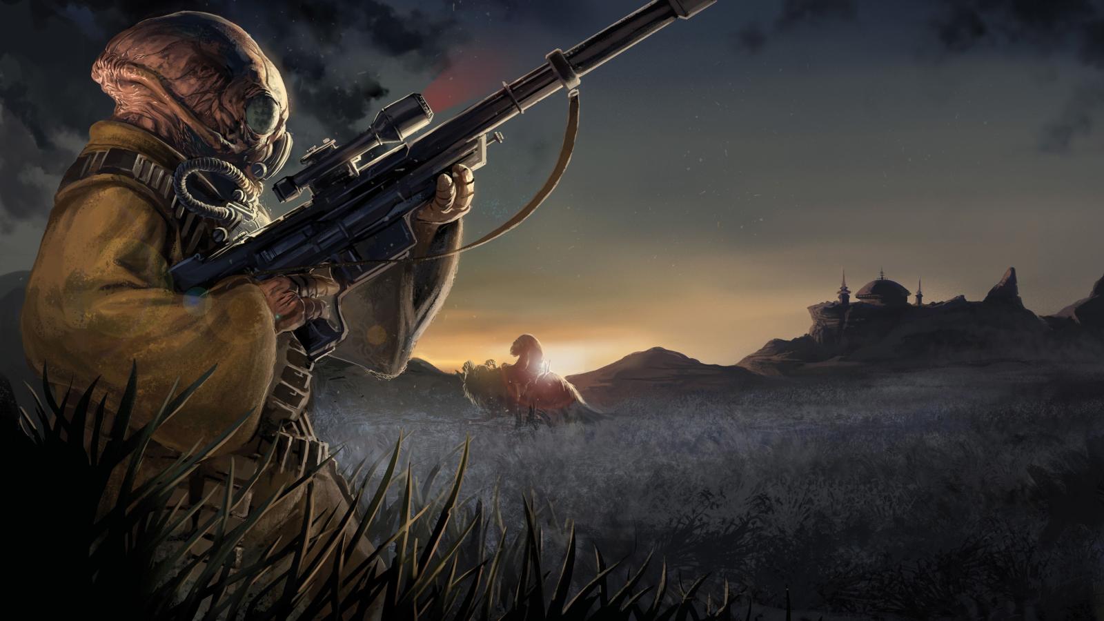 3840x2160 Wallpaper 4k Star Wars Gand Sniper 4k 10k wallpapers, 4k