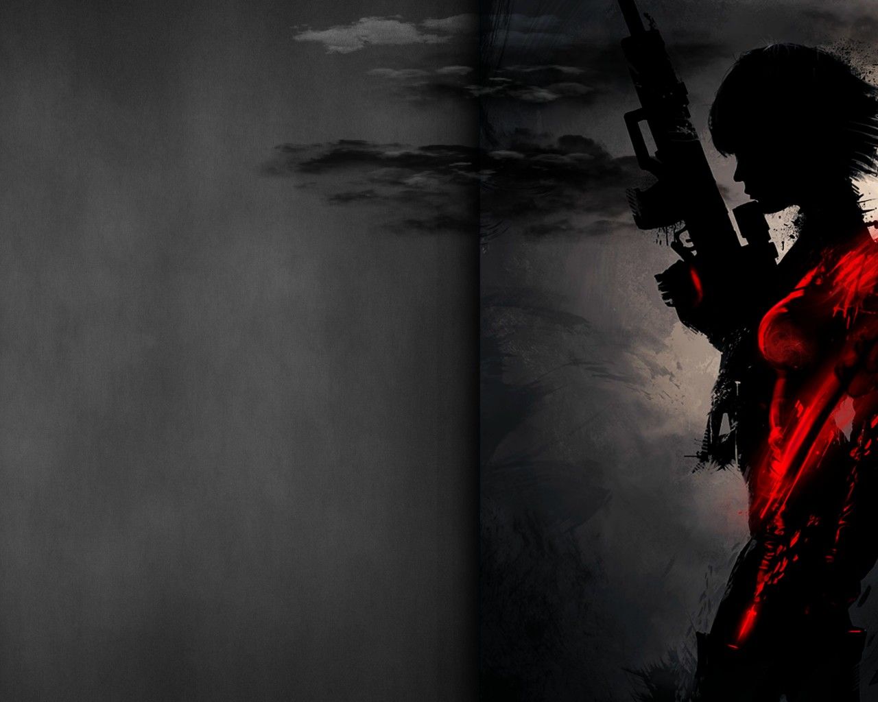 1280x1024 1280x1024 Sniper Artwork Dark Red 4k 1280x1024 Resolution HD 4k