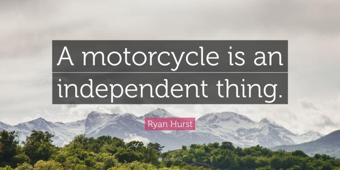 3840x2160 Ryan Hurst Quote: “A motorcycle is an independent thing.” (7