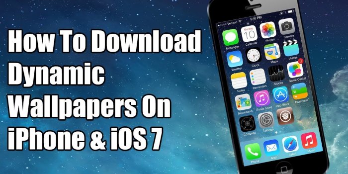1280x720 How To Download More Dynamic Wallpapers For iPhone & iOS 7