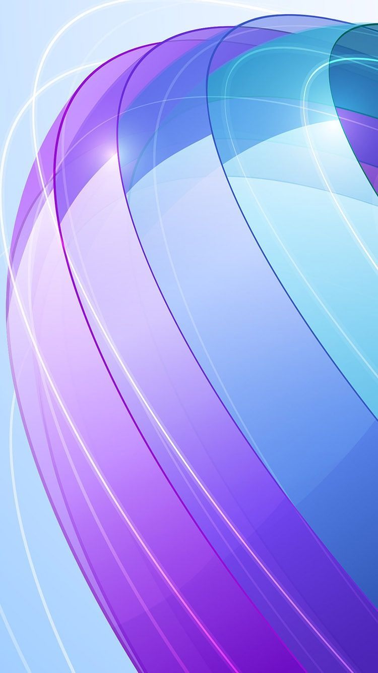 750x1334 TAP AND GET FREE APP ⬆️ Cool 3D blue and purple abstract