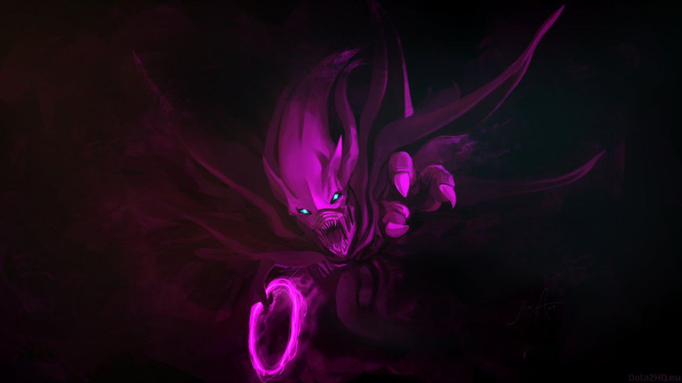1366x768 Mercurial, the Spectre (fan art) - DOTA 2 Wallpapers