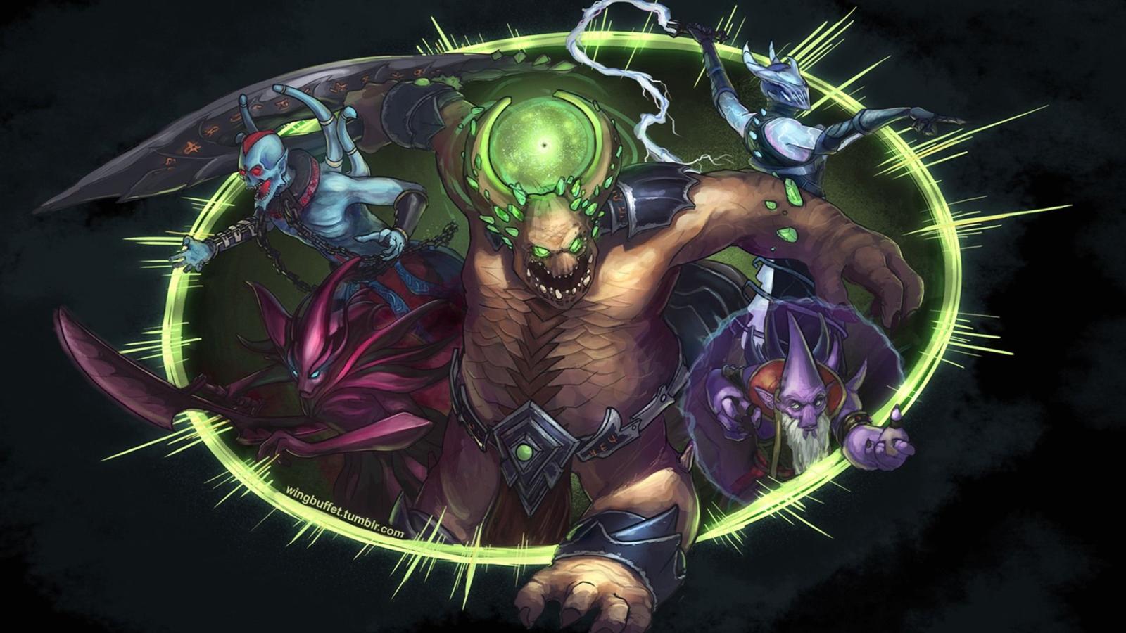 1920x1080 Underlord Vrogros Dota 2 Caracters Fan Art Wallpapers Hd 1920x1080