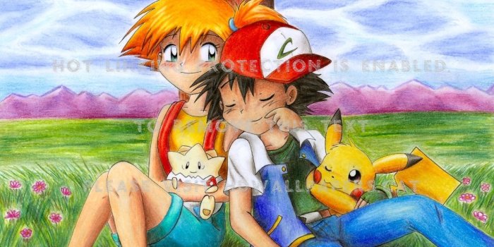 1132x753 sweet dreams ash pikachu misty togepi anime
