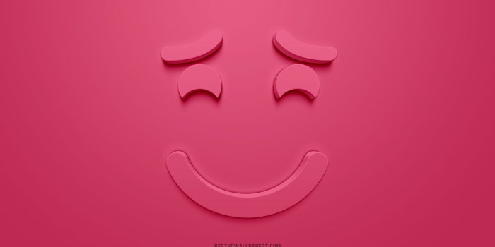 2560x1600 Smiling Emoticon With Raised Eyebrows, 3d Smiley, Shy - Smiley
