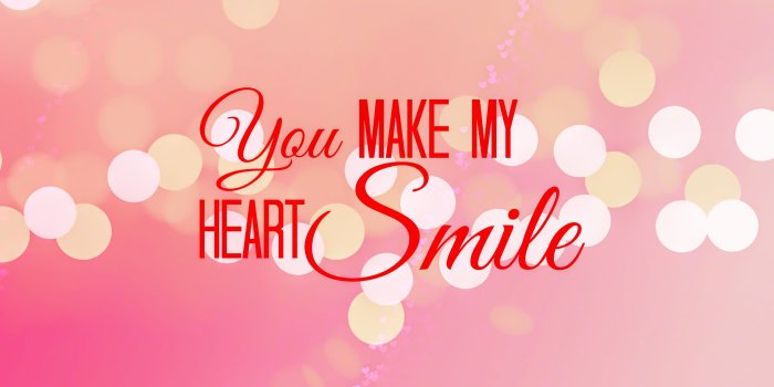 3840x2400 You Make My Heart Smile Ultra HD Desktop Background Wallpaper for