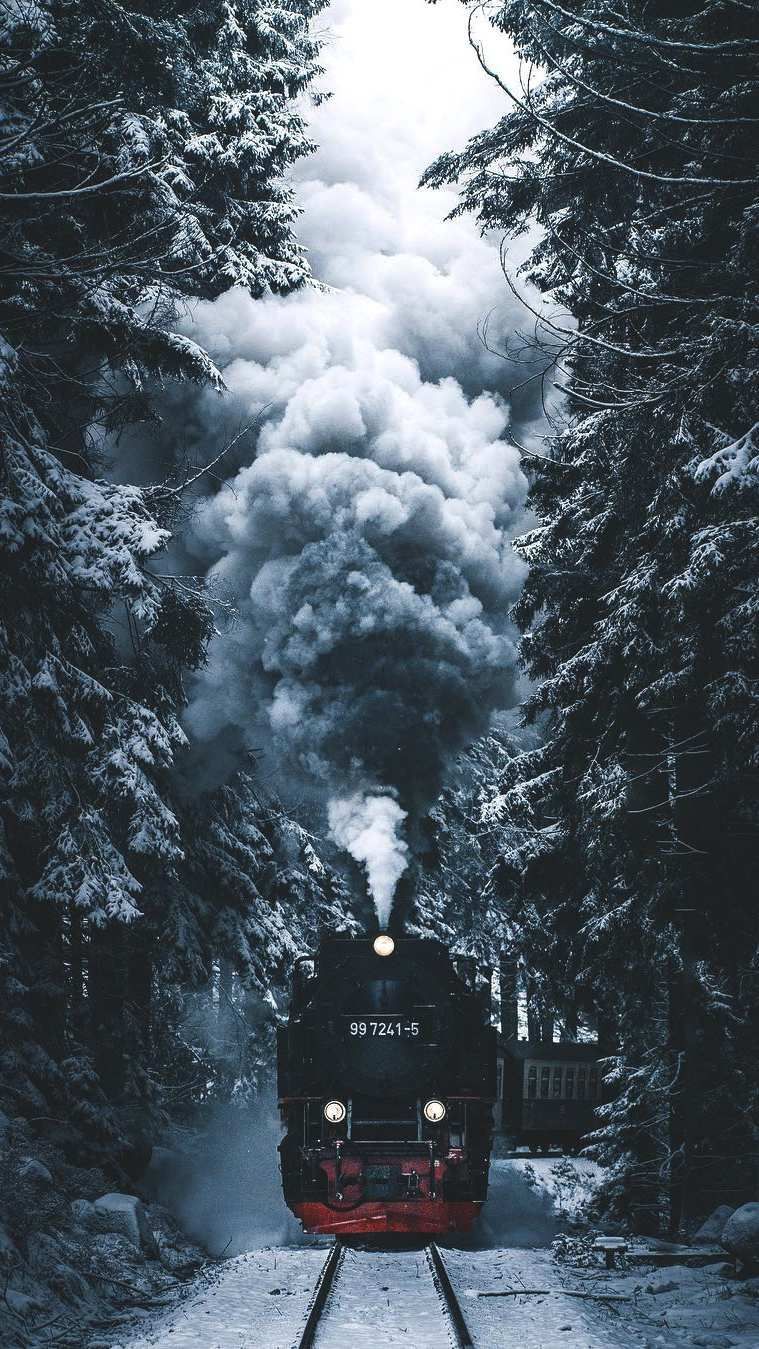 759x1349 Winter Express iPhone Wallpaper | Wallpaper natal, Wallpaper harry