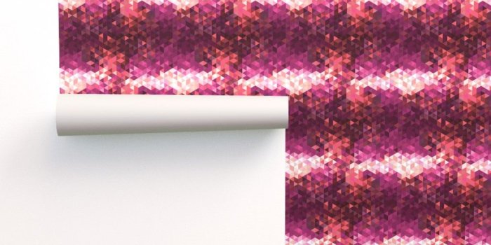 1024x1024 Coral Sunset Small Geometric on Isobar by electrogiraffe