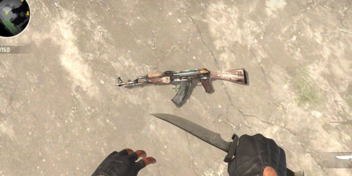 1680x1050 Free download Download Skin AK 47 Soviet Rust for CSGO [1920x1080