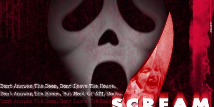 1600x1200 Awesome Scream Free Wallpaper Id - Ghost Face Scream Movie Poster