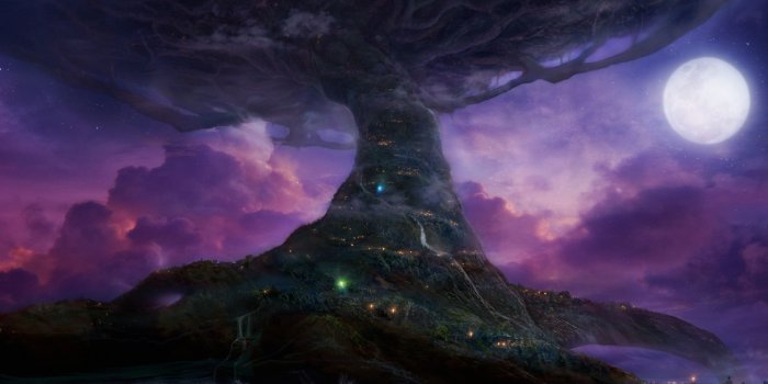 2560x1415 World Of Warcraft Art | Fantasy tree, Fantasy landscape, World of