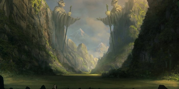 1600x1011 Fantasy Landscape Oil Painting (#76534) - HD Wallpaper