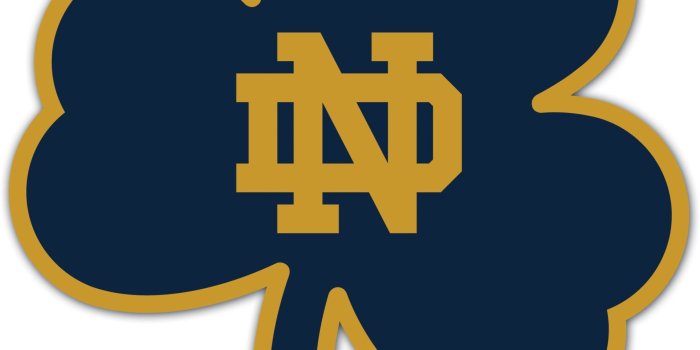 1926x2000 Authentic Street Signs Notre Dame Fighting Irish Steel Logo Sign