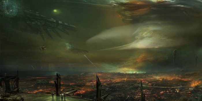 1920x1200 fantasy death futuristic chaos destruction apocalypse nuclear