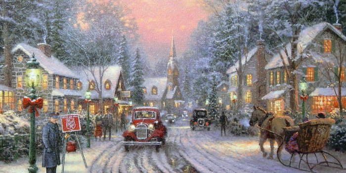 1942x1429 Christmas Thomas Kinkade Winter Wallpapers - Top Free Christmas