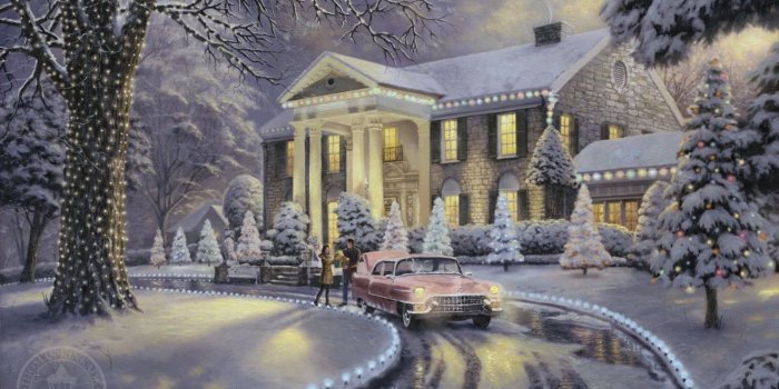 1920x1200 Thomas Kinkade Christmas Backgrounds (56+ images)
