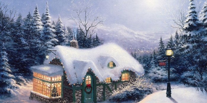 2560x1440 Thomas Kinkade Christmas Wallpaper #87GT549 (2560x1440) - Picserio.com