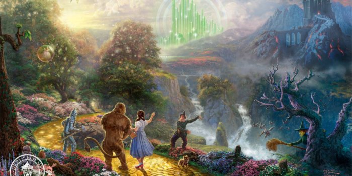 2560x1600 Thomas Kinkade Wallpaper Border - Wizard Of Oz Desktop - 2560x1600