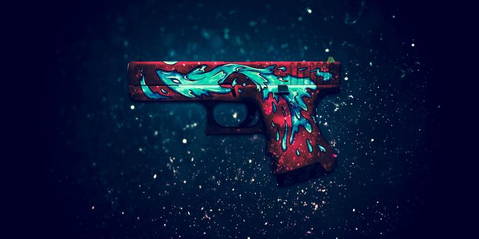 3840x2160 CS:GO Glock-18 Water Elemental Skin 4K 3840x2160 Wallpaper #35