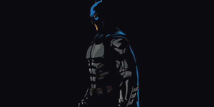 6827x3840 Wallpaper Batman, Justice League, DC Comics, Minimal, 5K, Black