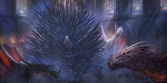 1920x958 fantasy Art, Game Of Thrones, Daenerys Targaryen, Iron Throne