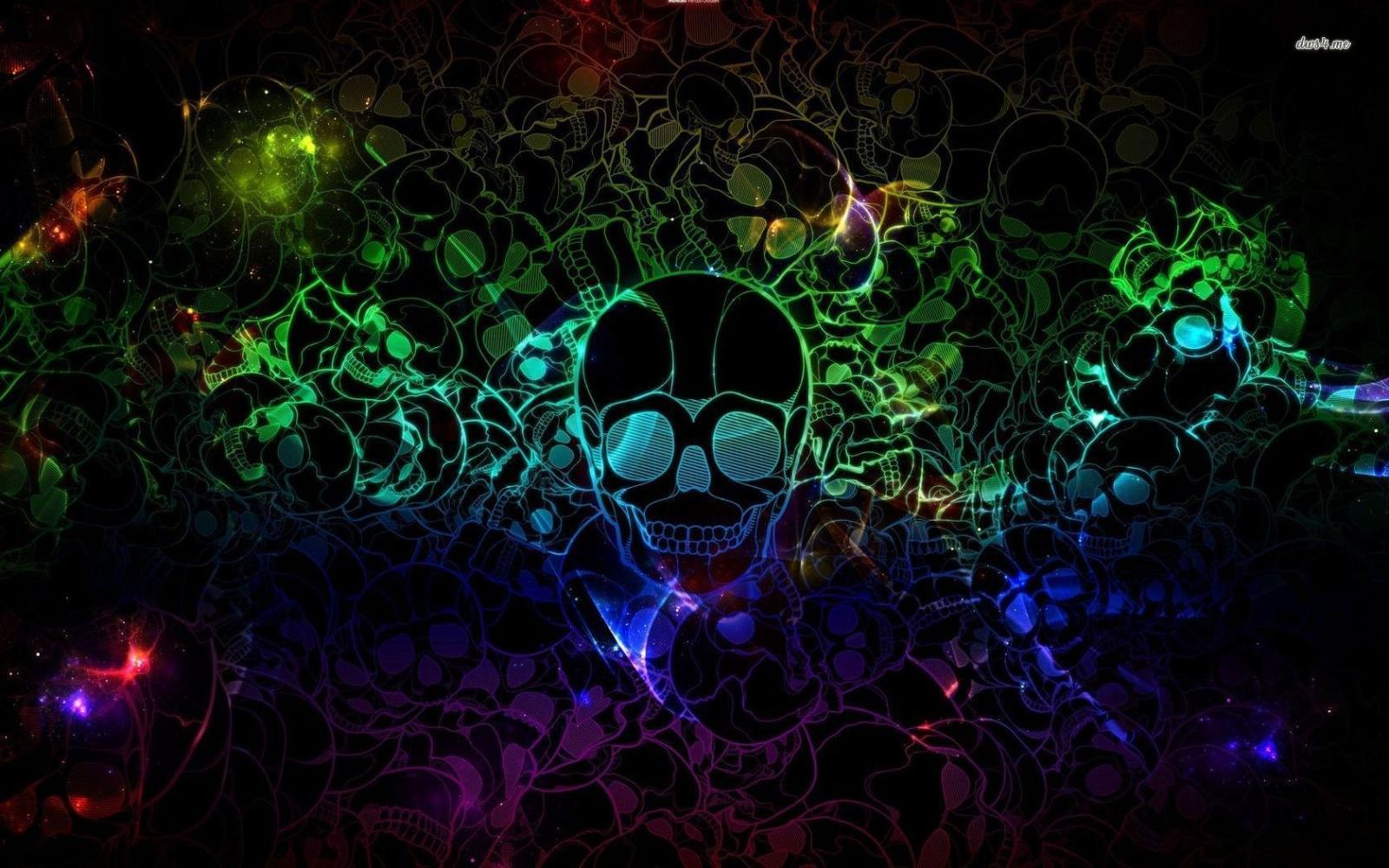 1680x1050 Neon Skull Wallpapers - Top Free Neon Skull Backgrounds