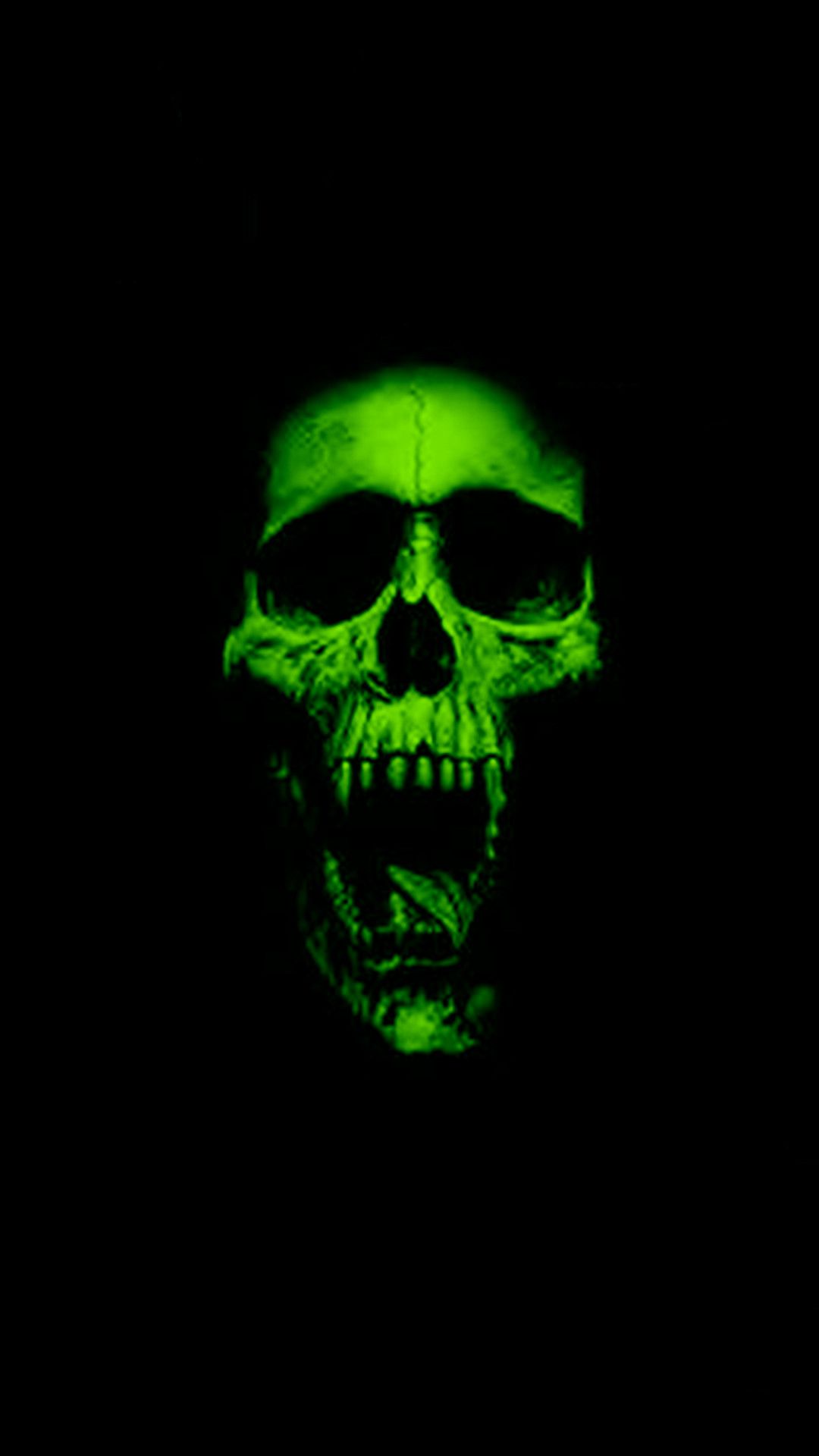 1080x1920 Green Skull Wallpaper (53+ images)