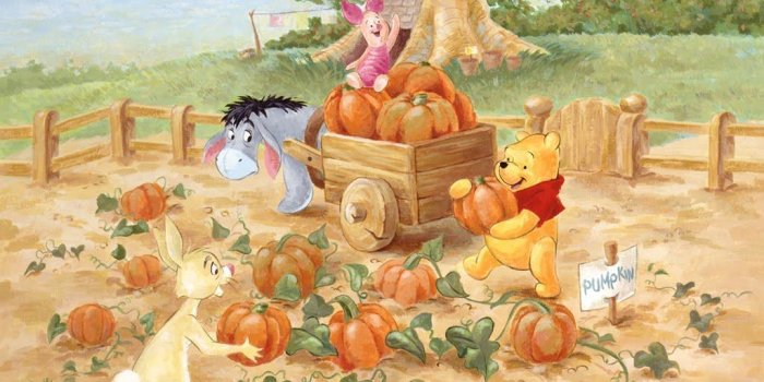 1024x768 Winnie the Pooh Thanksgiving Wallpapers - Top Free Winnie the Pooh