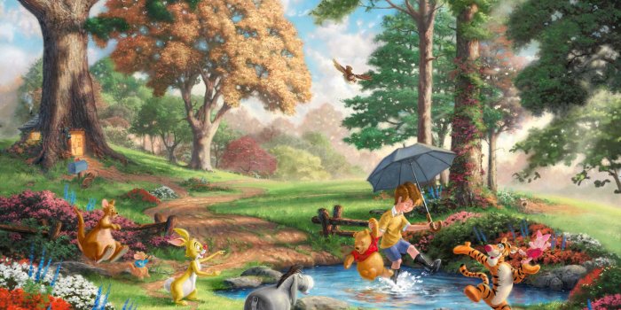 3000x2411 Winnie The Pooh Wallpaper - Thomas Kinkade Disney Winnie The Pooh