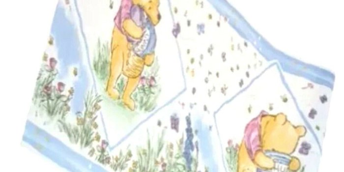 1055x1341 New Classic Winnie The Pooh Bear Butterfly Baby Blue Nursery
