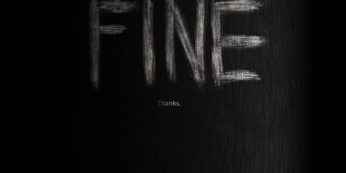 750x1334 I am Fine Thanks ! | Wallpaper iphone hipster, Manipulasi foto