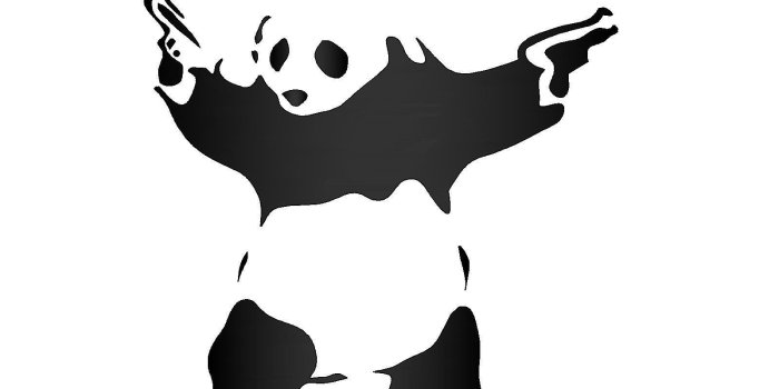 1600x1280 Panda With Guns Wallpapers