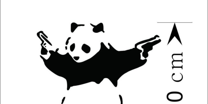1000x1000 Panda With Guns Wallpapers
