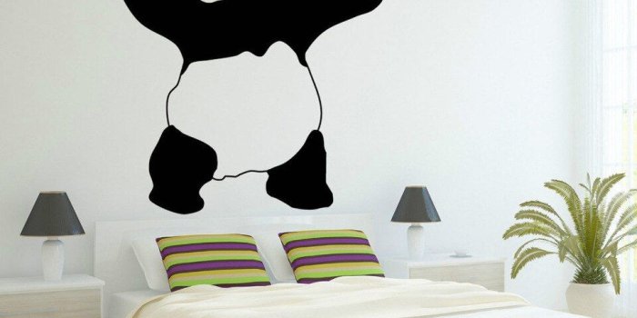 960x960 Free Shipping Newest Large Bad Panda Banksy Gangster Guns