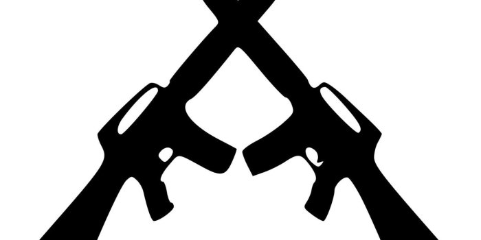 1500x1500 2 Guns Clipart