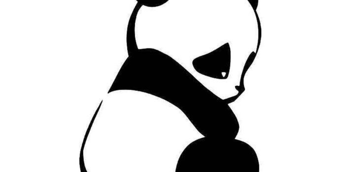 1280x1280 E Panda Bear Naughty Jdm Japanese Vinyl Sticker