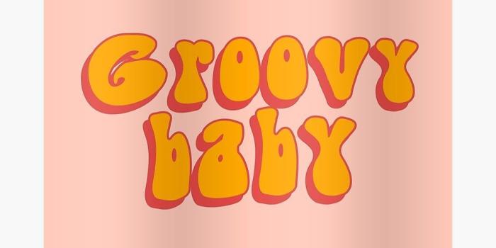 1000x1000 Groovy Baby' Poster by kassiopeiia in 2020 | Wall collage, Photo