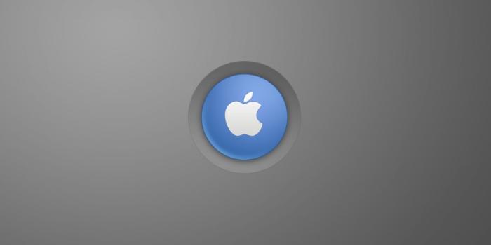 1920x1200 Apple Dark Blue With Groovy Effect | HD Brands and Logos