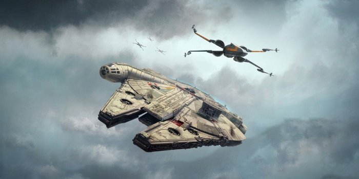 1332x850 Wallpaper The sky, Clouds, Star Wars, Art, Star Wars, Fiction