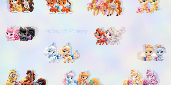 1900x1200 Palace Pets recolored - heroínas de filmes animados da infância