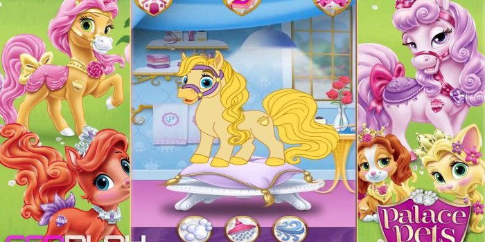 1920x1080 ♥ Disney Princess Palace Pets Rapunzel & Blondie Dress Up (Game