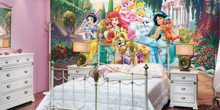 1299x1295 Wall mural wallpaper Palace Pets in giant size - 368x254cm Disney