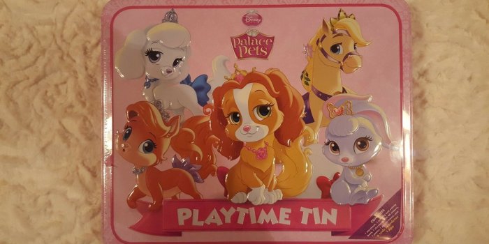 1600x900 Disney Princess Palace Pets Playtime Tin with Handle for sale online