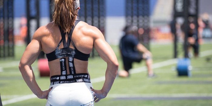 1332x850 Wallpaper pose, back, female, Crossfit games images for desktop